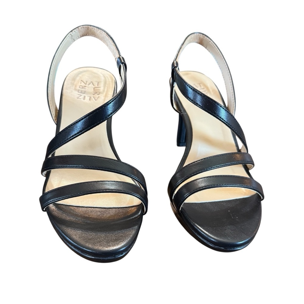 Naturalizer Brenta Black Strappy Dress Sandals Size 7 - Picture 3 of 10